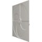 Ekena Millwork 19 5/8in. W x 19 5/8in. H Windmill EnduraWall Decorative 3D Wall Panel Covers 2.67 Sq. Ft. WP20X20WIBCR - alternate 3
